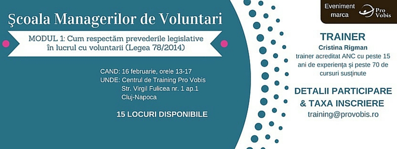 You are currently viewing Training SMV: Cum respectăm prevederile legislative în lucrul cu voluntarii?